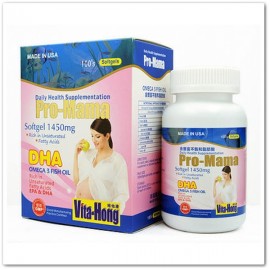維他康-美國-孕婦奧米加 3 魚油,PRO - MaMa DHA OMEGA 3 FISH OIL